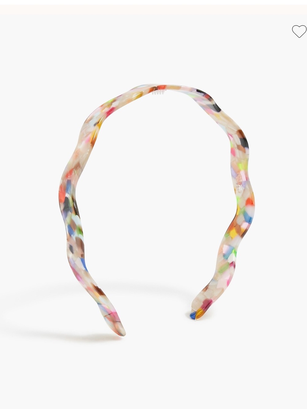 Crewcuts wavy rainbow tortoise headband
